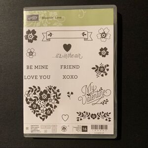 Scrapbook Bloomin’ Love Clear Stamp Set NWOT